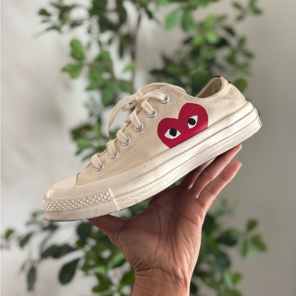 Converse x Comme Des Garcons PLAY Red Heart sneakers